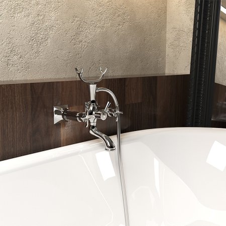 Смеситель для ванны Paini Elix 85CR111LMKM Хром 