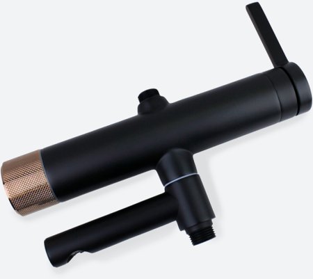 Душевая система Bronze de Luxe Avantgarde 2039RGB Черная Розовое золото 