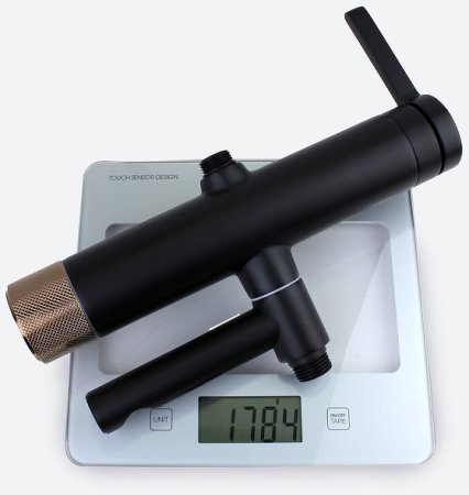 Душевая система Bronze de Luxe Avantgarde 2039RGB Черная Розовое золото 