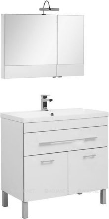 Комплект мебели для ванной Aquanet Верона NEW 90 белый (напольный 1 ящик 2 дверцы) 