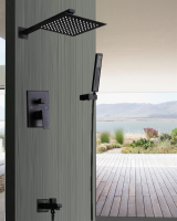 Душевая система ALMAes Teivaz TVZ-1805 Черная матовая