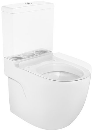 Унитаз компакт Roca Meridian 342248000 без бачка и сиденья 
