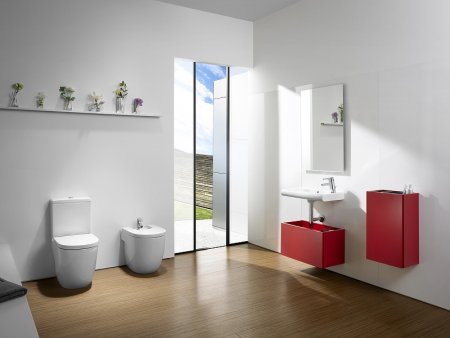 Унитаз компакт Roca Meridian 342248000 без бачка и сиденья 