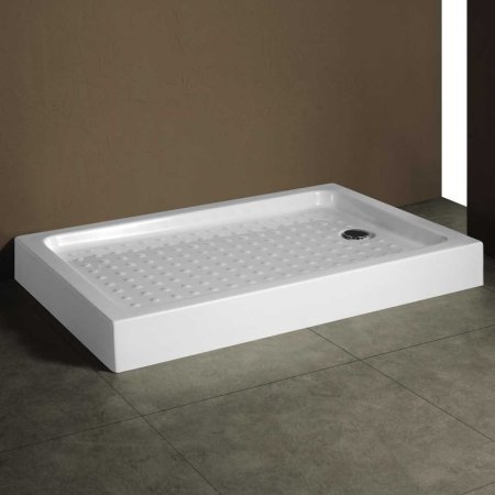 Акриловый поддон для душа Vincea VST-2AR-9010 100x90 с антискользящим покрытием 