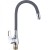 Смеситель для кухни с гибким изливом ViEiR V023521-H Хром/Серый 