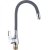 Смеситель для кухни с гибким изливом ViEiR V023521-H Хром/Серый 