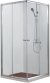 Душевой уголок Azario Greenwood 100х100 AZ-NNE1142 1000 профиль Хром стекло прозрачное 