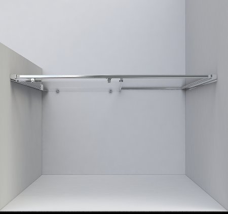 Душевая дверь Vincea Garda VDS-1G120CHB 120 профиль Черный стекло шиншилла 