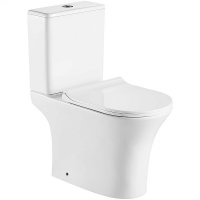 Унитаз компакт Azario Fretta Round AZ-7121 с бачком и сиденьем Микролифт