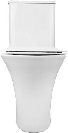 Унитаз компакт Azario Fretta Round AZ-7121 с бачком и сиденьем Микролифт 