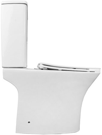 Унитаз компакт Azario Fretta Round AZ-7121 с бачком и сиденьем Микролифт 