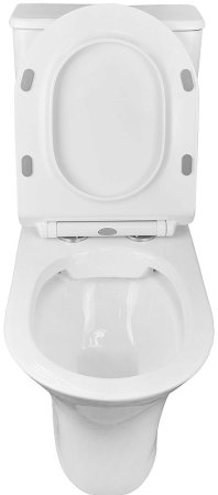Унитаз компакт Azario Fretta Round AZ-7121 с бачком и сиденьем Микролифт 