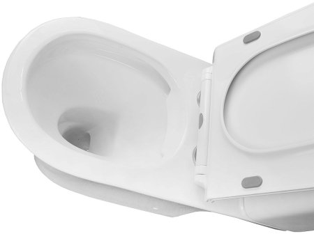 Унитаз компакт Azario Fretta Round AZ-7121 с бачком и сиденьем Микролифт 