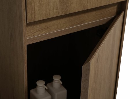 Шкаф пенал Vincea Chiara/Luka 35 VSC-2CL150TO подвесной T.Oak 