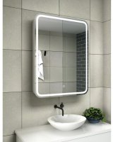 Зеркало-шкаф с LED подсветкой Relisan ANGELICA Гл000024694, 60x80