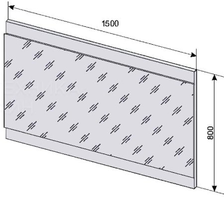 Зеркало Style Line Даллас 150 Люкс СС-00002354 Белое 