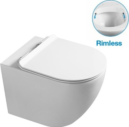 Унитаз подвесной SantiLine SL-5002 с микролифтом 