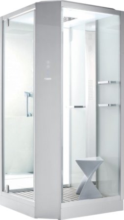 Душевая кабина Orans SR-89101LS белая, с баней 