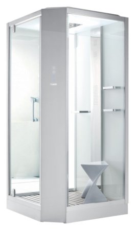 Душевая кабина Orans SR-89101LS белая, с баней 