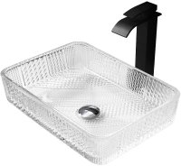 Раковина-чаша Abber Glas 46 AK2312 прозрачная