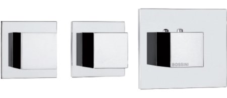 Термостат Bossini Cube 2 Outlets LP Z032203 для ванны с душем, хром 