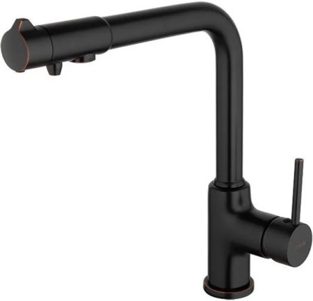 Смеситель для кухни Gappo G4390-10 Черный матовый 