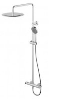 Душевая система с термостатом Bravat Waterfall F939114C-A5-RUS, хром
