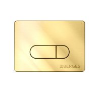 Кнопка смыва Berges Novum D9 золото глянец Кнопка смыва Berges Novum D9 золото глянец