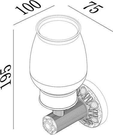 Стакан Zorg Antic A 33 BR 