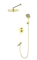 Душевая система встраиваемая WONZON & WOGHAND, Брашированное золото (WW-88939017-BG)