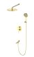 Душевая система встраиваемая WONZON & WOGHAND, Брашированное золото (WW-88939017-BG) 