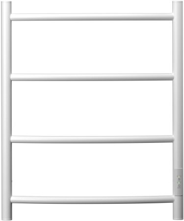 Полотенцесушитель электрический Point Афина PN04856W П4 500x600 диммер справа, белый 