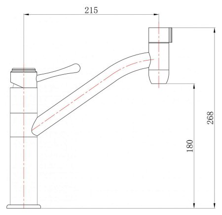 Смеситель для кухонной мойки Zorg Clean Water ZR 402 KF-BR 