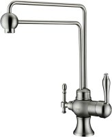 Смеситель для кухонной мойки Zorg Sanitary ZR 345 YF Steel