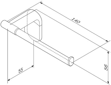 Держатель туалетной бумаги AM.PM Joy A8434100 Хром 