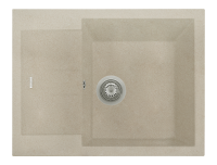 Мойка для кухни каменная Longran Amanda AMG 65х50 Саббиа