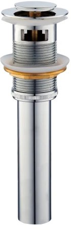 Донный клапан Rose RS14, хром 