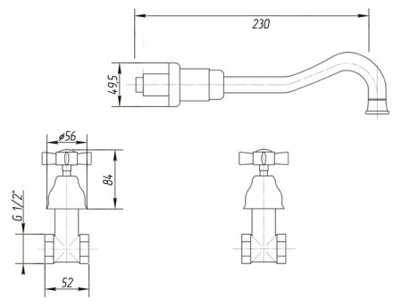 Смеситель Migliore Princeton ML.PRN-869 Do для раковины 