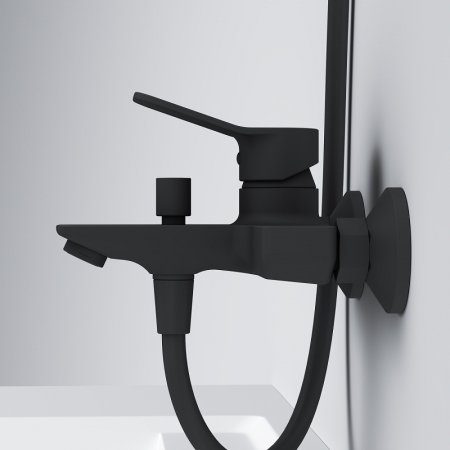 Смеситель для ванны AM.PM X-Joy F85A10022 Черный матовый 