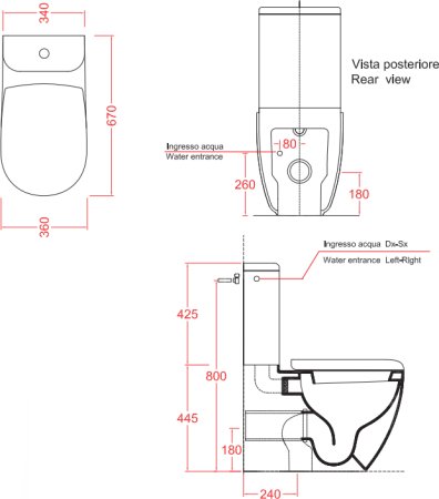 Унитаз-компакт ArtCeram File 2.0 FLV003 