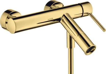 Смеситель Axor Starck 10411990 для ванны с душем, полированное золото 