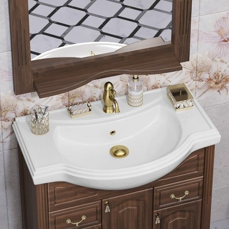 Тумба под раковину Opadiris Риспекто 80 00-00006025 Орех антикварный 