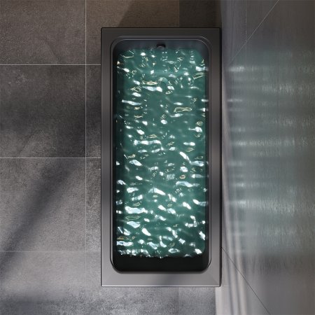 Акриловая ванна AM.PM Gem 150х70 W90A-150-070B-A Черная матовая без гидромассажа 