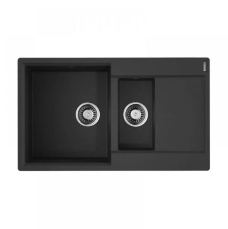 Мойка для кухни Omoikiri Daisen-86-2-BL 4993477 Черная 