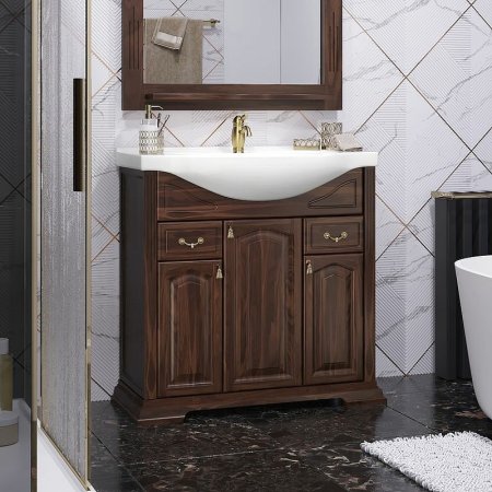 Тумба под раковину Opadiris Риспекто 85 00-00006705 Орех антикварный 