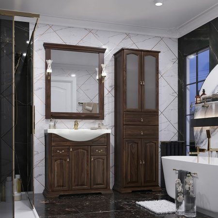 Тумба под раковину Opadiris Риспекто 85 00-00006705 Орех антикварный 