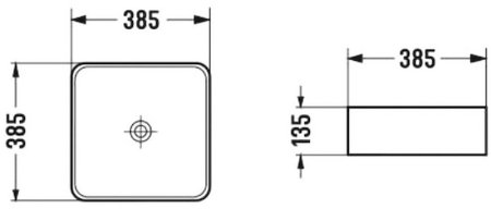 Раковина-чаша Bond 38 S57-388 Черная матовая 
