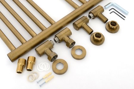 Полотенцесушитель водяной Сунержа Богема+ 100x50 прямая, черный матовый 