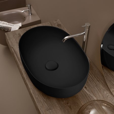 Раковина-чаша Kerasan Nolita 60 534331 Черная матовая 