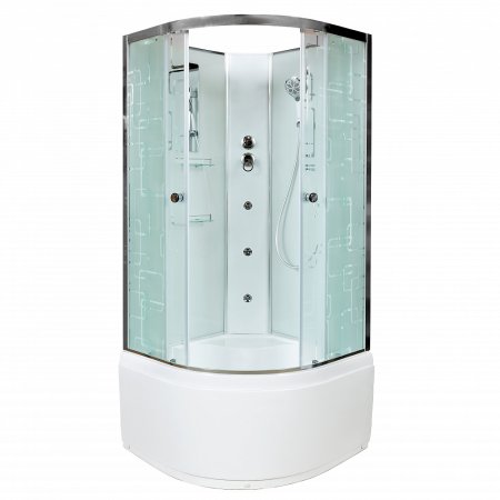 Душевая кабина Deto ЕМ4580 N с гидромассажем 